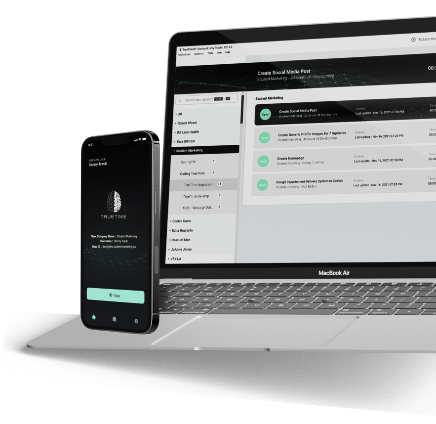 TrueTime Productivity Optimization Modern Time Tracking And Business TrueTime Productivity Optimization Modern Time Tracking And Business